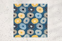 Dahlia flower seamless pattern Product Image 2