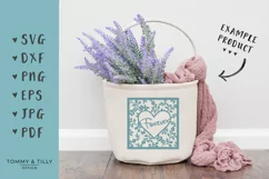 Forever Heart Frame Design - SVG EPS DXF PNG PDF JPG Cut  Product Image 3