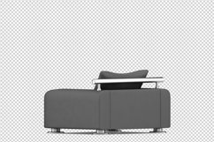 Isometric Arm Chair 3D isolated render Product Image 1