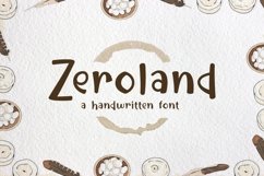 Web Font Zeroland Product Image 1
