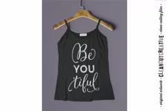 BeYOUtiful - SVG DXF EPS PNG - Free Design of The Week Product Image 2