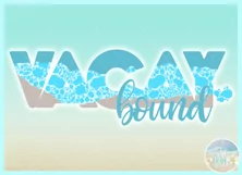 Vacay Vacation Bound Svg Dxf Eps Png Pdf Files For Cricut Product Image 3