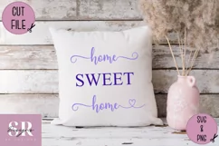 Home sweet home decal| Vinyl cutting | Home sweet home Product Image 7