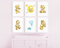 Girl&#039;s Room Nursery A4 White Frame Digital Pink Mockup/M207 Product Image 7