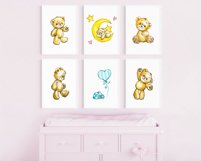 Girl's Room Nursery A4 White Frame Digital Pink Mockup/M207 Product Image 7