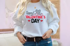 Happy Valentine's Day SVG Cut File, Valentine's Day SVG Product Image 1