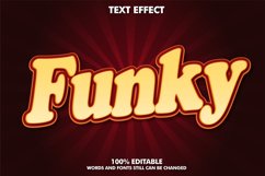 3D Editable Text Effect - Funky Style Product Image 1