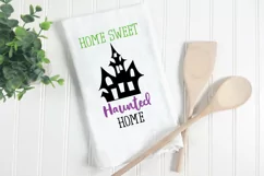 Home Sweet Haunted Home SVG Cut File -Halloween SVG File Product Image 2