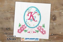 Floral Pattern-2 Machine Embroidery Applique Design -Flowers Product Image 1