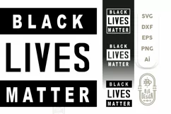 Black Lives Matter SVG File - Parental Advisory Layout Product Image 2