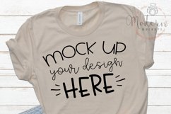 Mock up Bella Canvas 3001 Soft Cream Unisex Mockup Product Image 1