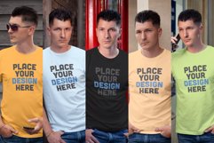 Men&#039;s T-shirt Mock-up Product Image 7