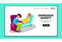 Depression Anxiety Treat Psychiatry Therapy Vector Product Image 1