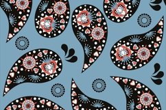 Vector Paisley seamless pattern EPS. Product Image 1