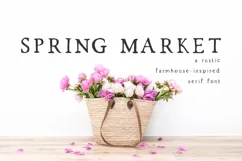 Spring Market - Rustic Serif Font - Free Font of The Week Product Image 1
