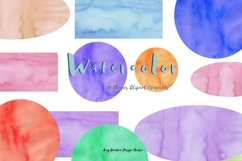 18 Hand Painted Watercolour Digital Clip Art Bundle Product Image 1