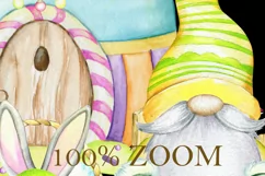 Easter Gnomes PNG, Watercolor clip art, Sublimation Graphics Product Image 4