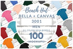 Mens Bella Canvas 3001 Mega Bundle All Colors Beach Hut Wood Product Image 1