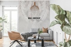 Wall mockup - Wallpaper mockup - Living room Product Image 1