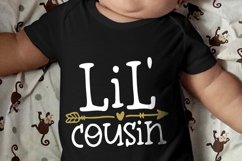 Lil&#039; cousin svg, cousin shirt svg Product Image 2