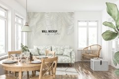 Wall mockup - Wallpaper mockup - Scandinavian room scene Product Image 1