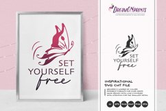 Butterfly SVG | Inspirational SVG | Set Yourself Free Product Image 1