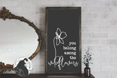 Farmhouse Sign SVG, Boho SVG, Flowers SVG Product Image 3