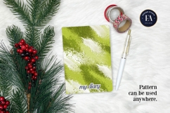 Matcha Green Tea Pattern, Matcha Aesthetic Digital Paper Product Image 4