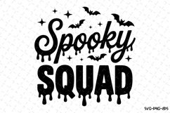 Spooky Squad Svg | Halloween Svg | Svg Cut Files Product Image 1