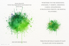 St Patricks Water Stains Clipart Product Image 2