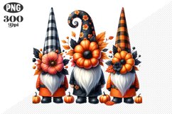 Halloween Gnomes Sublimation - Clipart PNG Design Product Image 1