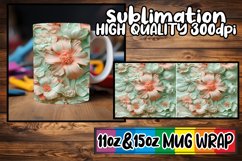 Vibrant Fusion Mug Wrap, 11oz 15oz Sublimation Product Image 1