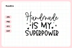 Funny Crafting Quote SVG For Crafter | My Superpower Product Image 3
