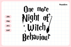 Wizard Bachelorette Party Saying SVG | One More Night Product Image 3