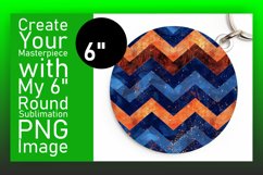 Glittery Stripes Round Design for Keychain Product Image 1