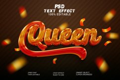 Queen PSD text effect style file Product Image 1
