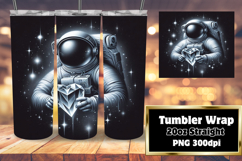 Unique Artwork for 20oz Tumbler , Astronaut Product Image 1