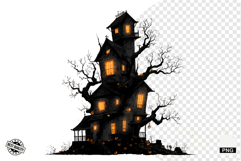 Vintage Old Halloween Clipart Product Image 1