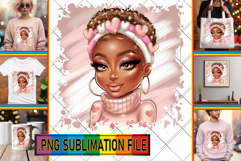 Whimsical Tote Bag Gift Ideas, Afro Girl Product Image 1