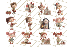 Santa Claus Clipart, North Pole Holiday PNG Graphics Product Image 3