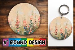 Sublimation Floral Fantasy Circle Design Spring Spectacle Product Image 1