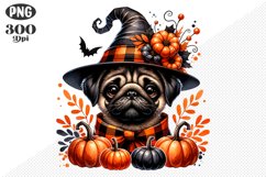 Halloween Dog Sublimation - Clipart PNG Design Product Image 1