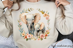 Mothers Day Animals Clipart PNG Product Image 1