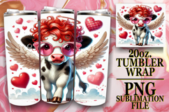 Cozy Dreams 20oz tumbler wrap, Valentines Product Image 1