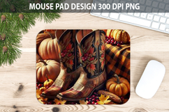 Boots Mouse pad Sublimation - Thanksgiving PNG Design Product Image 1
