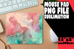 Vibrant mouse pad SUBLIMATION PNG, Abstract Pattern Product Image 1