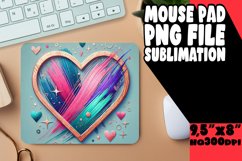 BLISSFUL desk pad Artistic PNG, Heart Product Image 1