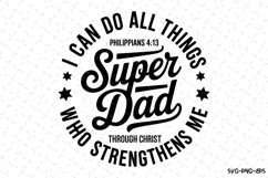 Super Dad svg | Father&#039;s day Svg | Svg Files Product Image 1