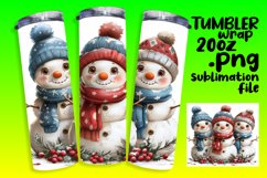 Gingerbread Man Design Tumbler 20oz Holiday Wrap Product Image 1