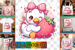 Dazzling TOTE BAG Art Ideas, Cute Goose Product Image 1